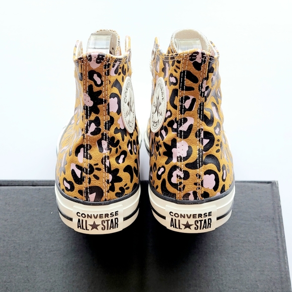 Converse CTAS Hi Wheat Black Pink Women's 8 - Picture 4 of 6